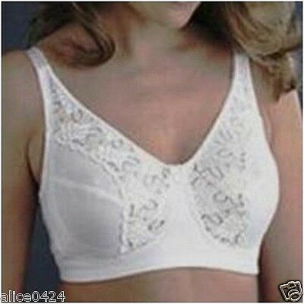 Exquisite Form Bras Fully Lace Soft Cup Bra w/ breathable comfort 2526- D, DD